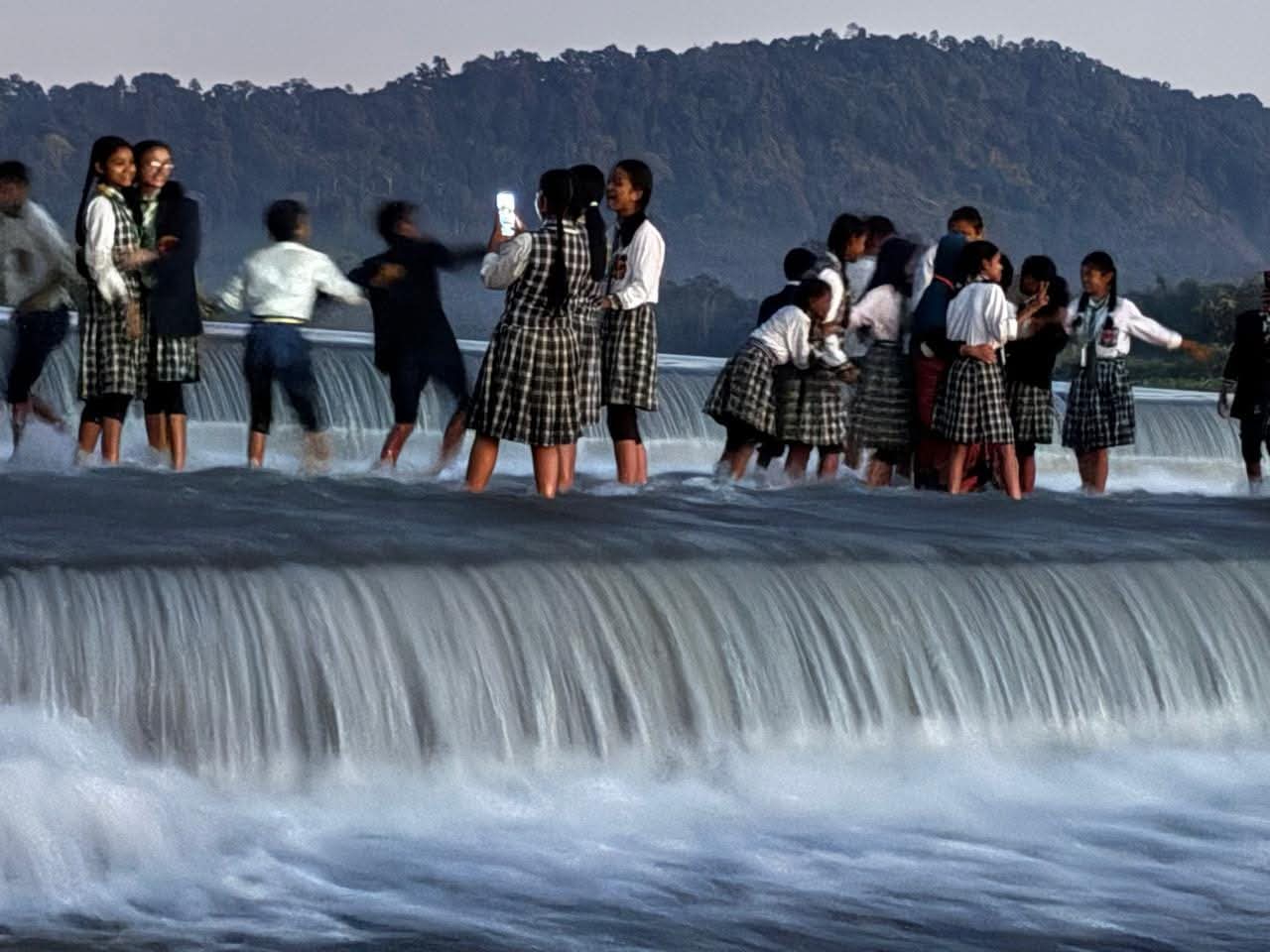 Students during excursion
